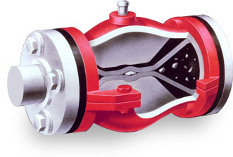 Operated Pinch Valves: Red Valve